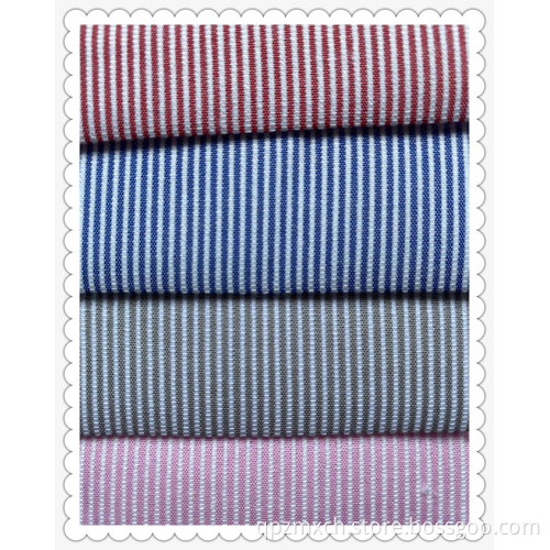TC Sliver Spinning Yarn Dyed Striped Cloth